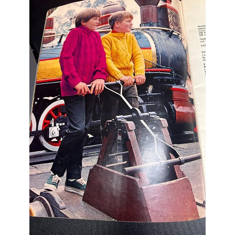 Spinnerin‎ Knitting Book, Boys Will Be Boys Vest Sweaters, Children Patterns